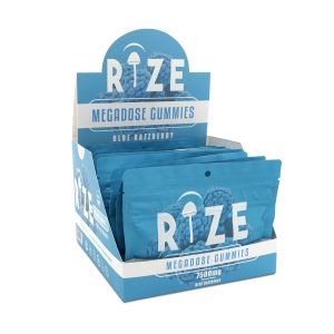 10 Pack - 7500mg Blue Razzberry Gummies