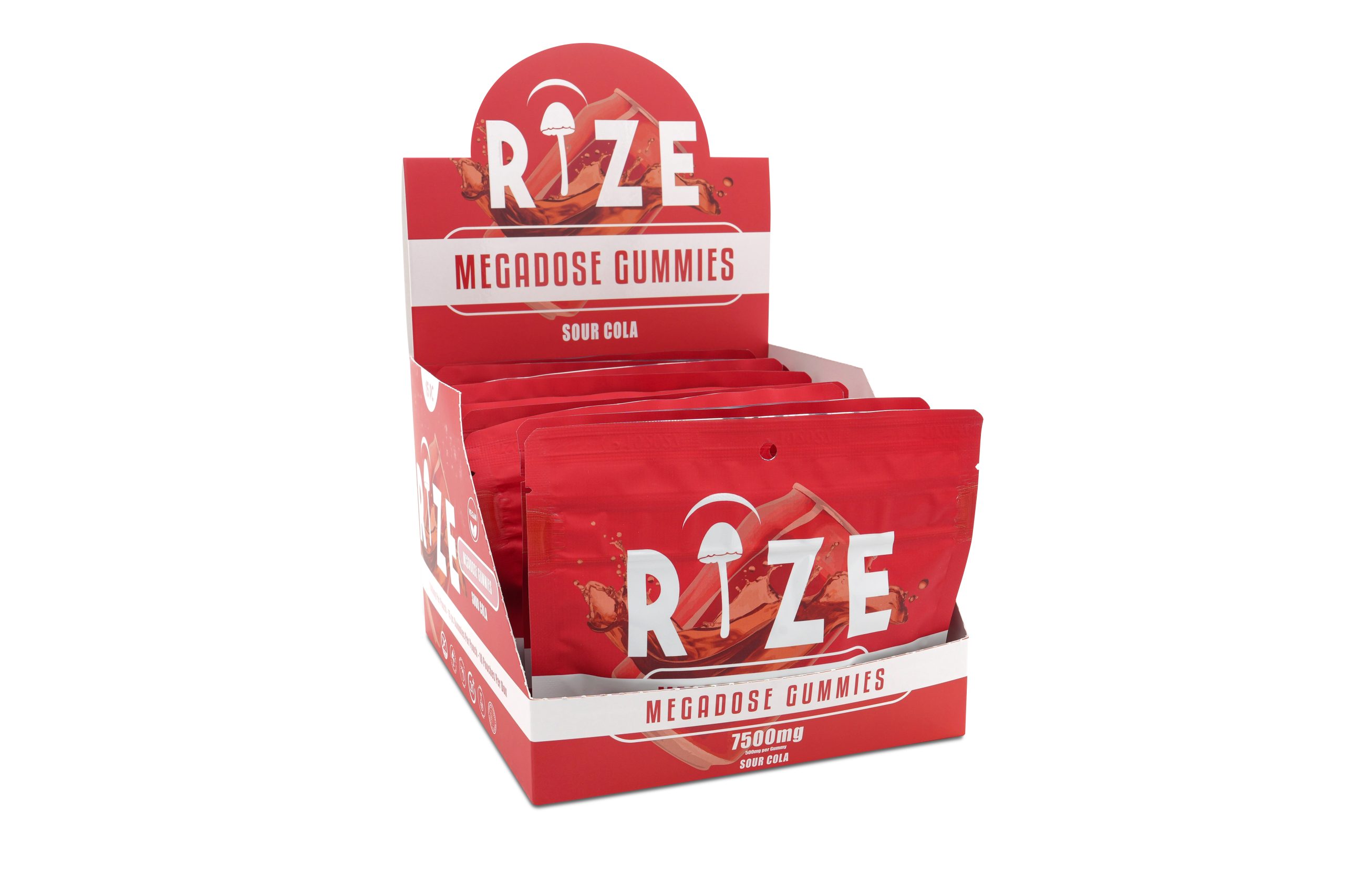 10 Pack – 7500mg Sour Cola Gummies