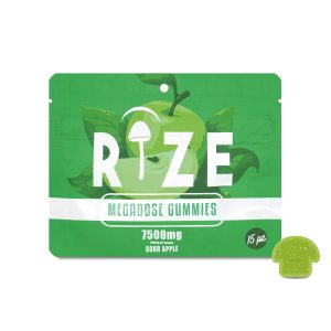 15pc 7500mg Sour Apple Gummies
