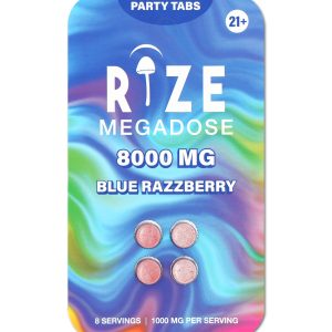 4pc 8000mg Blue Razz Party Tabs