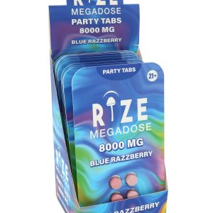 10 Pack - 4pc 8000mg Blue Razz Party Tabs