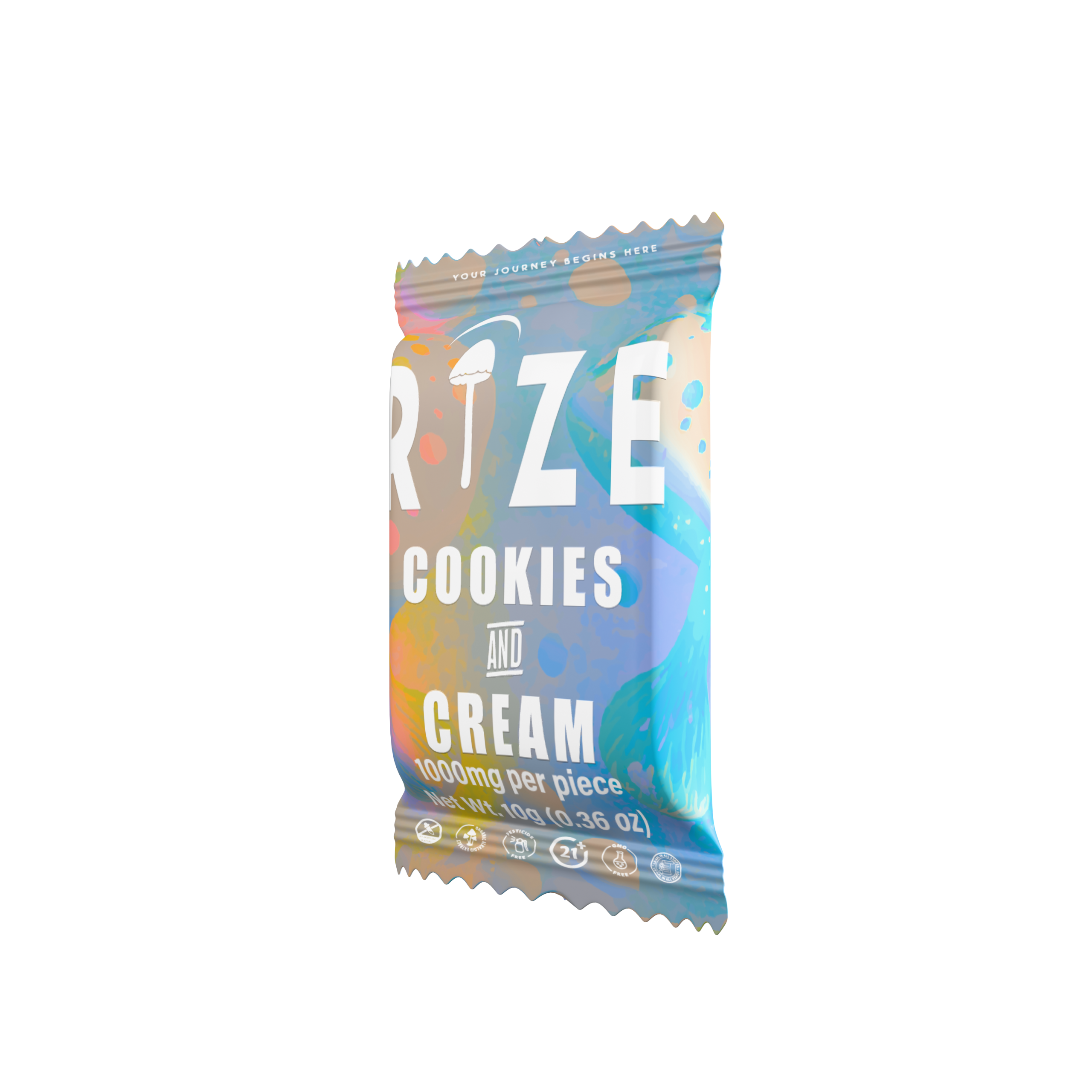 1G Cookies & Cream Chocolate Bar - Image 2